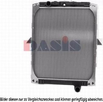 AKS Dasis 290080N - Радіатор, охолодження двигуна autocars.com.ua