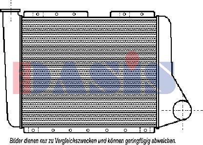 AKS Dasis 297010N - Интеркулер autocars.com.ua
