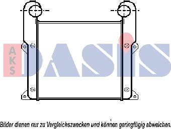 AKS Dasis 297080N - Интеркулер autocars.com.ua