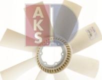 AKS Dasis 298000N - Крыльчатка вентилятора, охлаждение двигателя autodnr.net