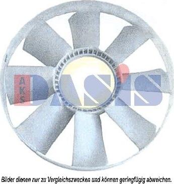 AKS Dasis 298001N - Крыльчатка вентилятора, охлаждение двигателя autodnr.net