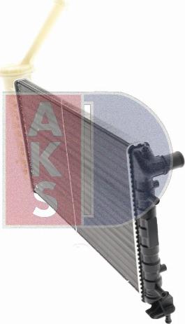 AKS Dasis 300005N - Радіатор, охолодження двигуна autocars.com.ua