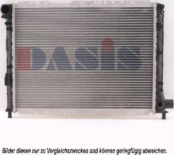 AKS Dasis 300080N - Радиатор, охлаждение двигателя autodnr.net