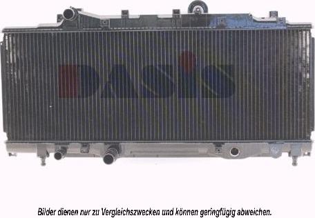AKS Dasis 300560N - Радіатор, охолодження двигуна autocars.com.ua