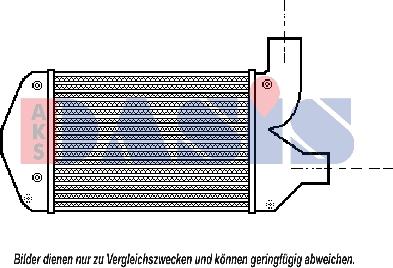 AKS Dasis 307060N - Интеркулер autocars.com.ua