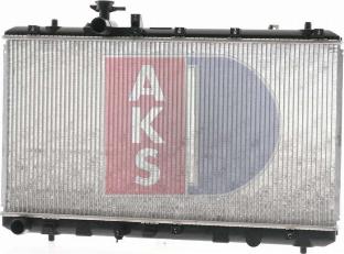 AKS Dasis 320036N - Радіатор, охолодження двигуна autocars.com.ua