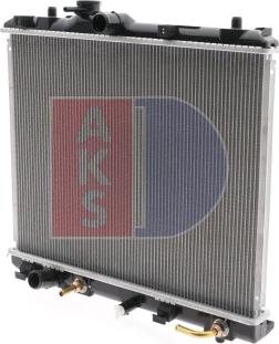 AKS Dasis 320049N - Радіатор, охолодження двигуна autocars.com.ua