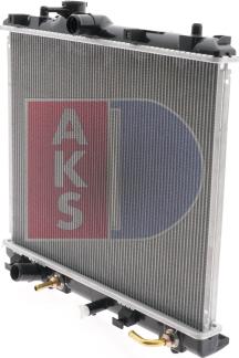 AKS Dasis 320049N - Радіатор, охолодження двигуна autocars.com.ua