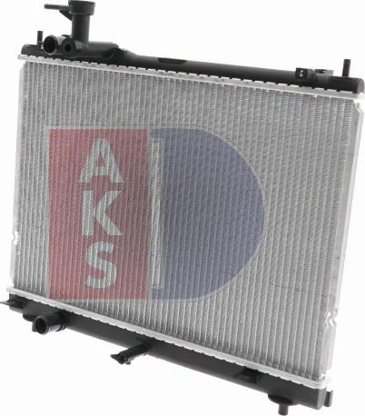 AKS Dasis 320067N - Радіатор, охолодження двигуна autocars.com.ua