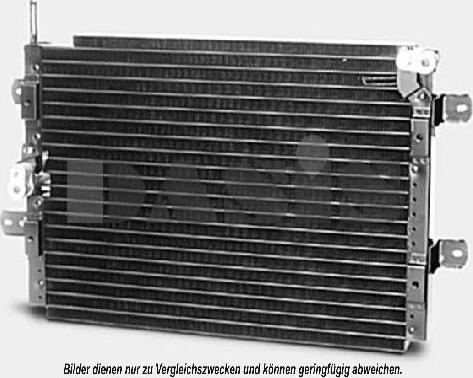 AKS Dasis 322002N - Конденсатор, кондиціонер autocars.com.ua