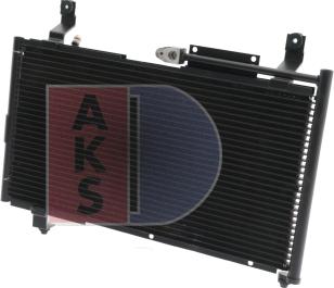 AKS Dasis 322012N - Конденсатор, кондиціонер autocars.com.ua