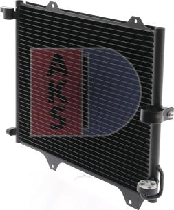 AKS Dasis 322021N - Конденсатор, кондиціонер autocars.com.ua