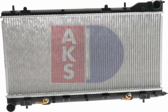 AKS Dasis 350018N - Радіатор, охолодження двигуна autocars.com.ua