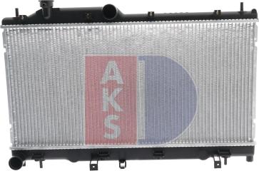 AKS Dasis 350029N - Радіатор, охолодження двигуна autocars.com.ua