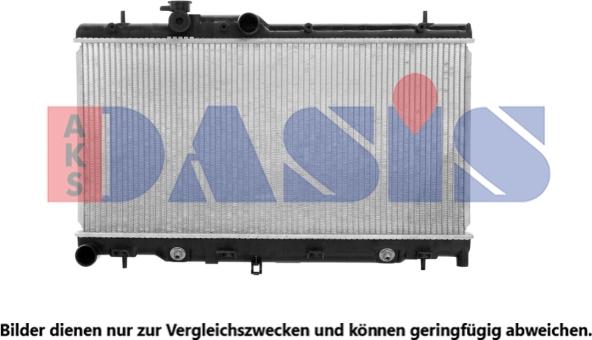 AKS Dasis 350029N - Радиатор, охлаждение двигателя autodnr.net