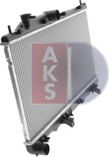 AKS Dasis 350029N - Радіатор, охолодження двигуна autocars.com.ua