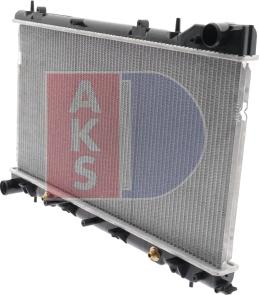 AKS Dasis 350037N - Радіатор, охолодження двигуна autocars.com.ua