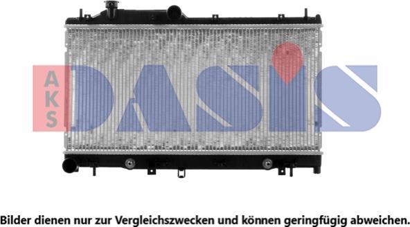 AKS Dasis 350051N - Радиатор, охлаждение двигателя autodnr.net