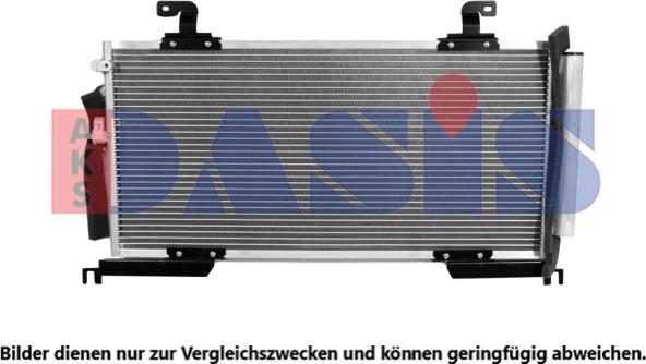 AKS Dasis 352023N - Конденсатор, кондиціонер autocars.com.ua