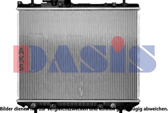 AKS Dasis 360005N - Радіатор, охолодження двигуна autocars.com.ua