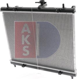 AKS Dasis 360031N - Радіатор, охолодження двигуна autocars.com.ua