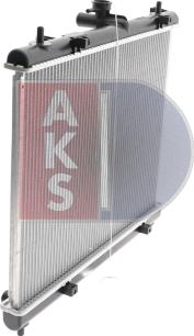 AKS Dasis 360031N - Радіатор, охолодження двигуна autocars.com.ua