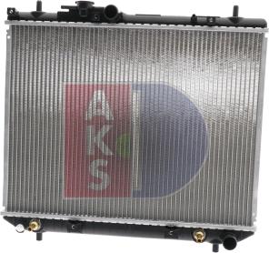 AKS Dasis 360200N - Радіатор, охолодження двигуна autocars.com.ua