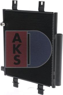 AKS Dasis 362008N - Конденсатор, кондиціонер autocars.com.ua