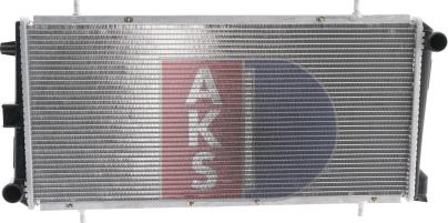 AKS Dasis 370006N - Радіатор, охолодження двигуна autocars.com.ua