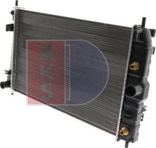 AKS Dasis 370013N - Радіатор, охолодження двигуна autocars.com.ua