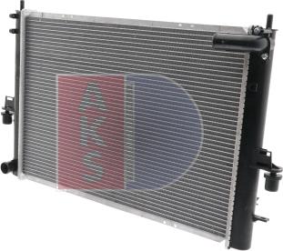 AKS Dasis 370029N - Радиатор, охлаждение двигателя autodnr.net