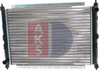 AKS Dasis 370340N - Радіатор, охолодження двигуна autocars.com.ua
