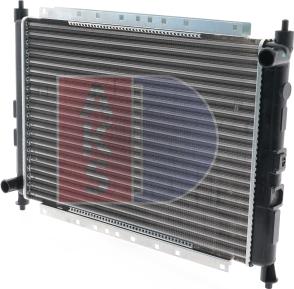 AKS Dasis 370340N - Радиатор, охлаждение двигателя autodnr.net