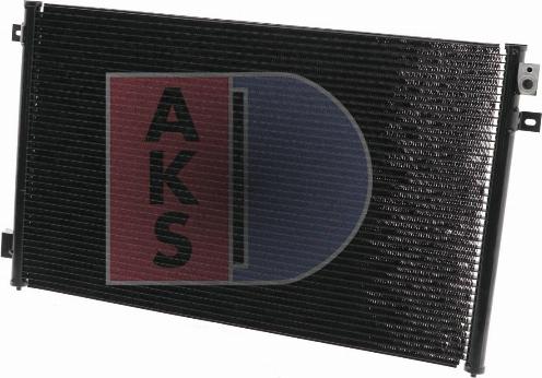 AKS Dasis 372001N - Конденсатор, кондиціонер autocars.com.ua