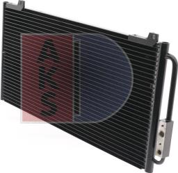 AKS Dasis 372010N - Конденсатор, кондиціонер autocars.com.ua
