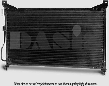 AKS Dasis 372050N - Конденсатор, кондиціонер autocars.com.ua