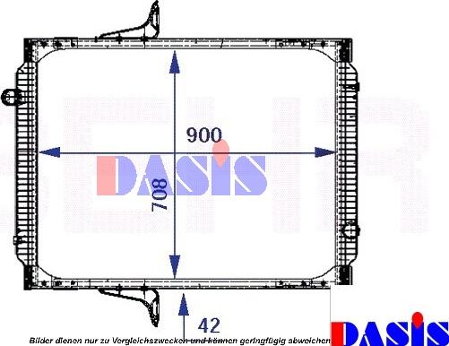 AKS Dasis 390014N - Радиатор, охлаждение двигателя autodnr.net