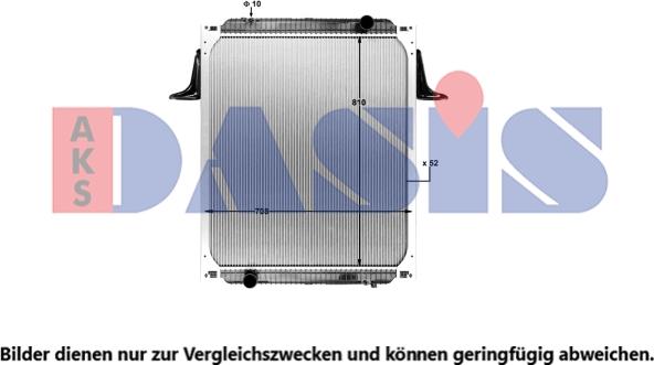 AKS Dasis 390017X - Радиатор, охлаждение двигателя autodnr.net