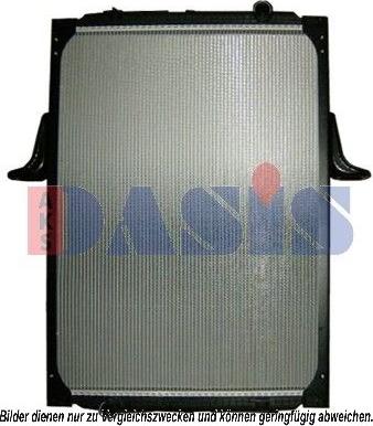 AKS Dasis 390019N - Радіатор, охолодження двигуна autocars.com.ua