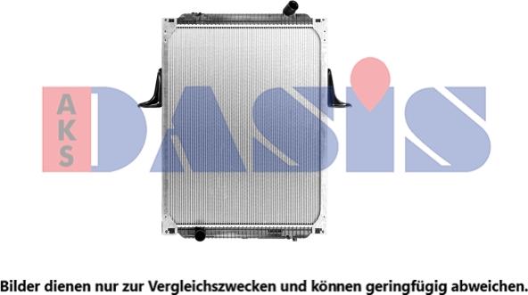 AKS Dasis 390022X - Радиатор, охлаждение двигателя autodnr.net
