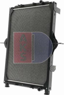 AKS Dasis 390028N - Радіатор, охолодження двигуна autocars.com.ua