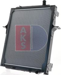 AKS Dasis 390033N - Радіатор, охолодження двигуна autocars.com.ua