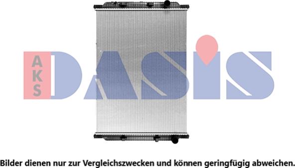 AKS Dasis 390036SXB - Радиатор, охлаждение двигателя autodnr.net