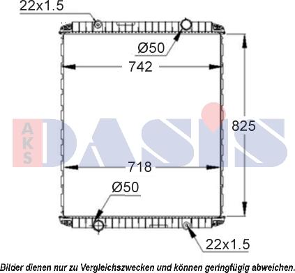 AKS Dasis 390160S - Радіатор, охолодження двигуна autocars.com.ua