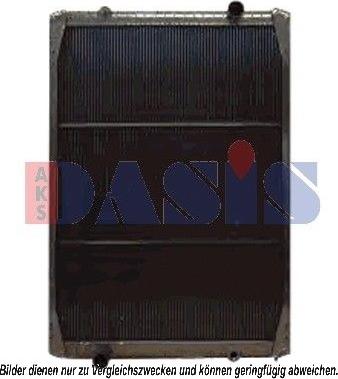 AKS Dasis 390290N - Радіатор, охолодження двигуна autocars.com.ua