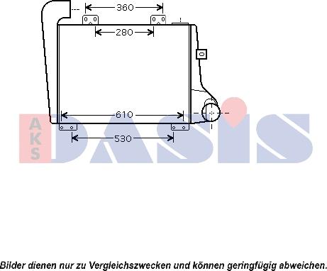 AKS Dasis 397005N - Интеркулер autocars.com.ua