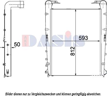 AKS Dasis 397017N - Интеркулер autocars.com.ua