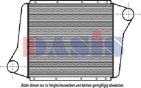 AKS Dasis 397020N - Интеркулер autocars.com.ua