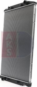 AKS Dasis 400007X - Радиатор, охлаждение двигателя autodnr.net