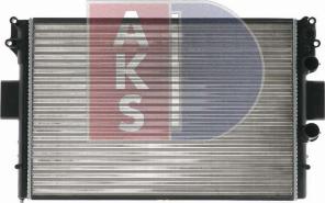 AKS Dasis 400009N - Радіатор, охолодження двигуна autocars.com.ua